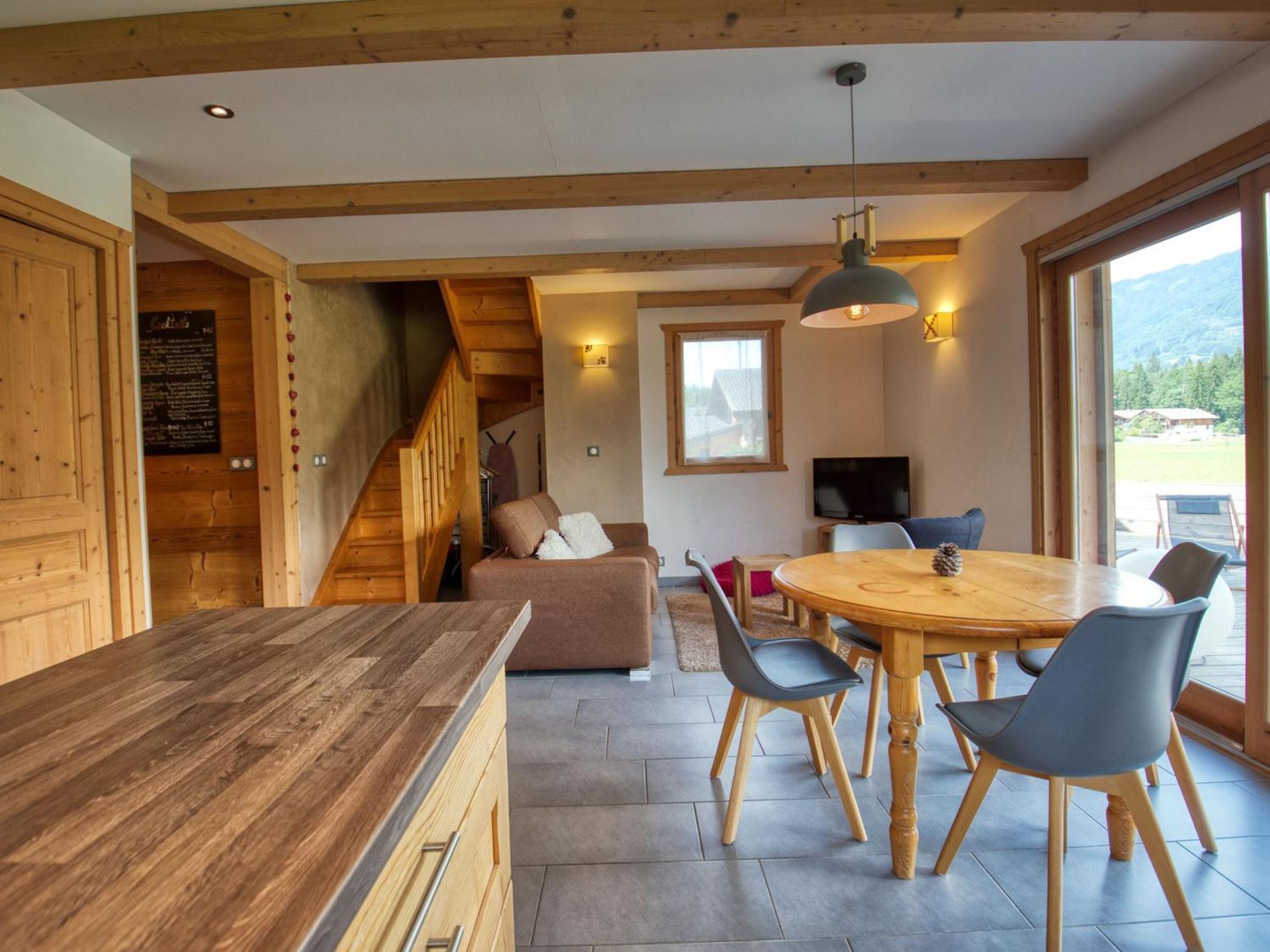 Duplex 2 Chambres Avec Grande Terrasse, Animaux Acceptes, A Samoens - Fr-1-642-77 Luaran gambar