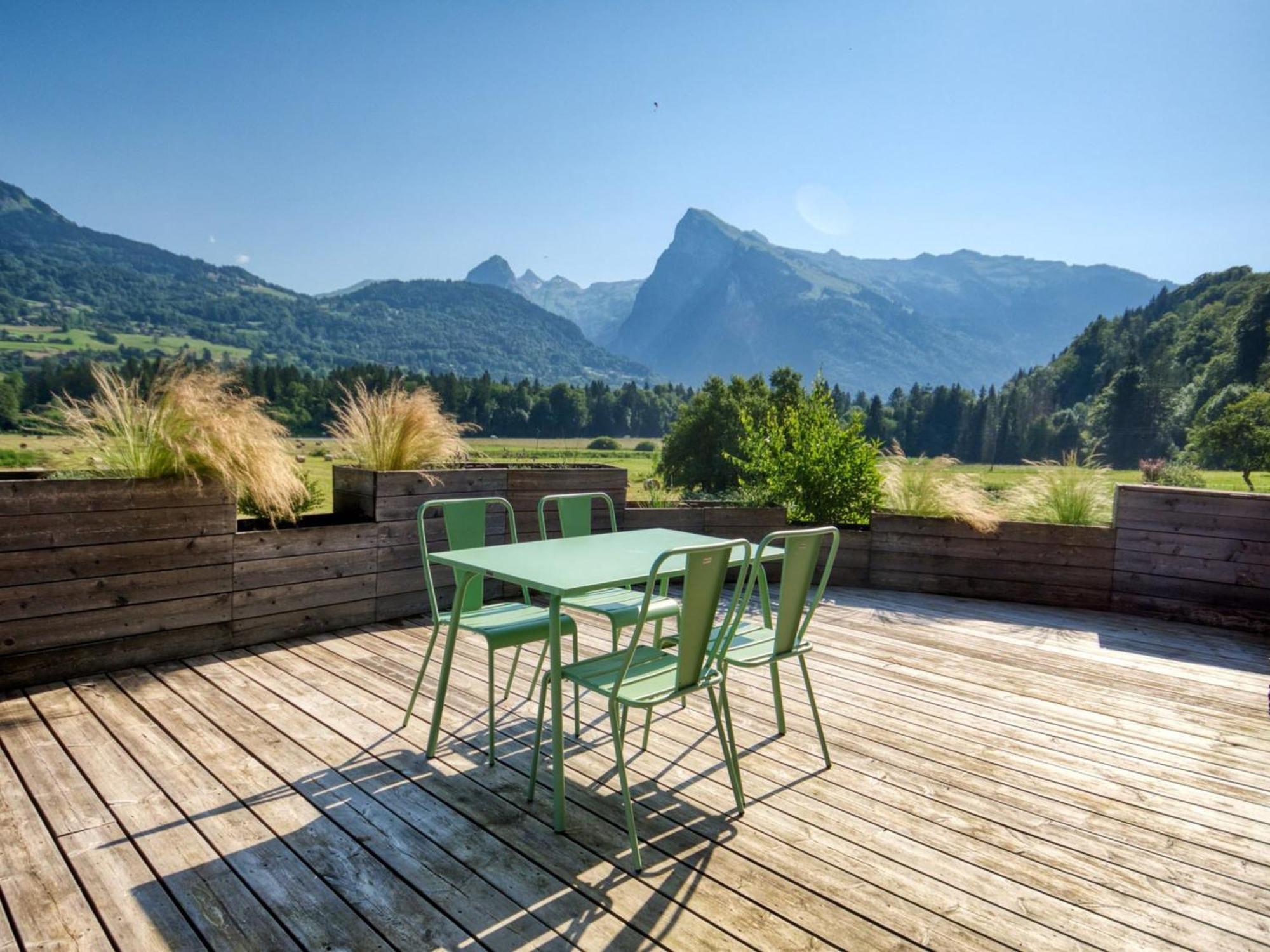 Duplex 2 Chambres Avec Grande Terrasse, Animaux Acceptes, A Samoens - Fr-1-642-77 Luaran gambar